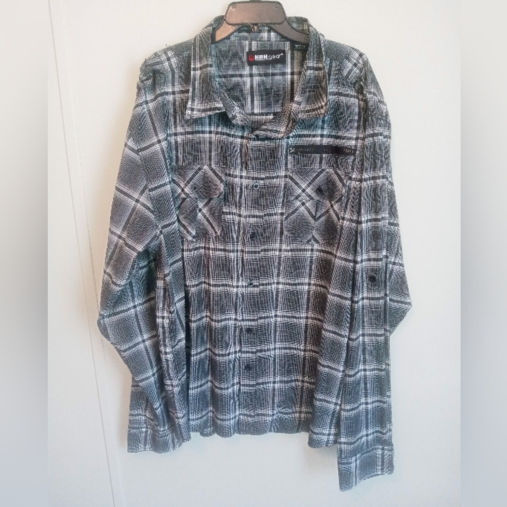 Men's 5x NBN gear button down shirt